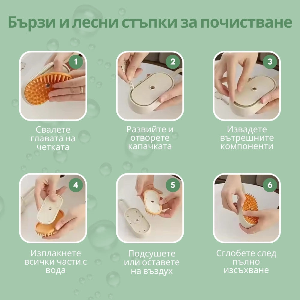 Veluna Steam Brush за Кучета
