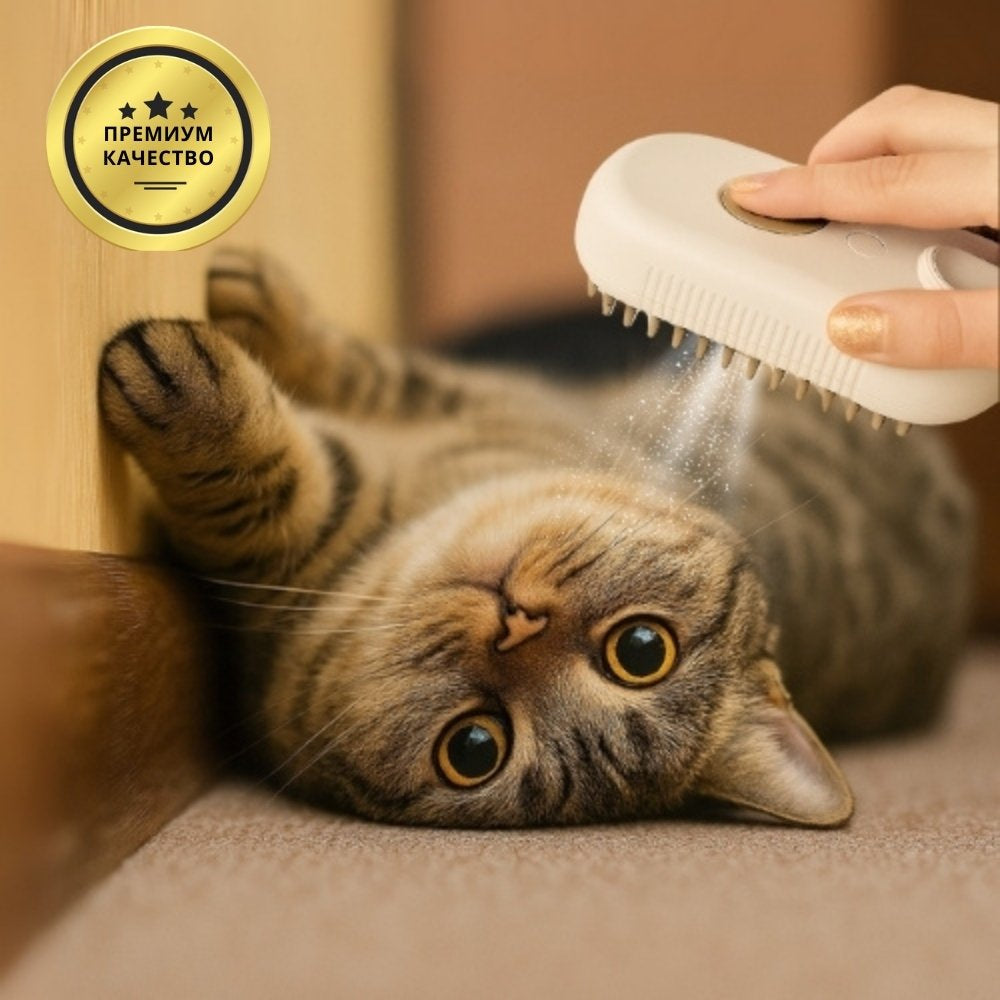 Veluna Steam Brush за котки